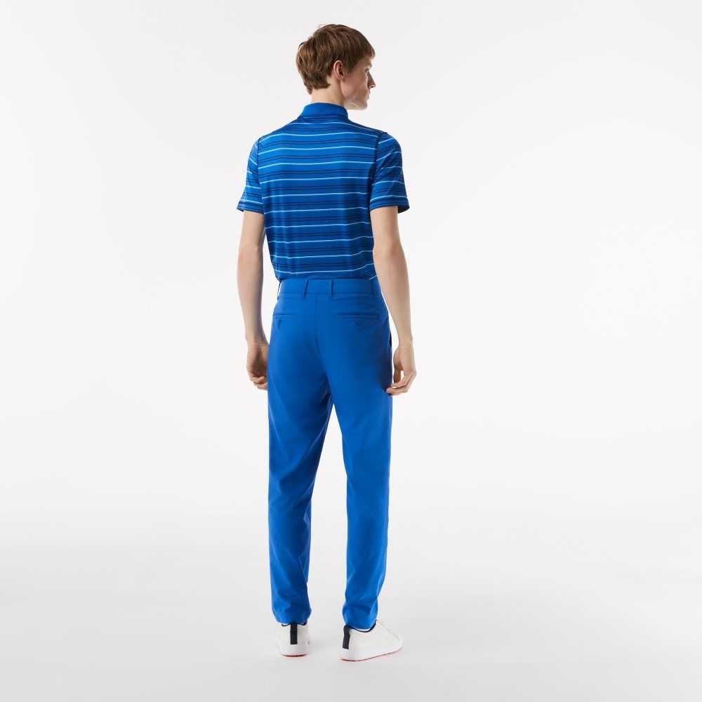 Lacoste SPORT Stretch Golf Chinos Blå | 8490-NWGQK