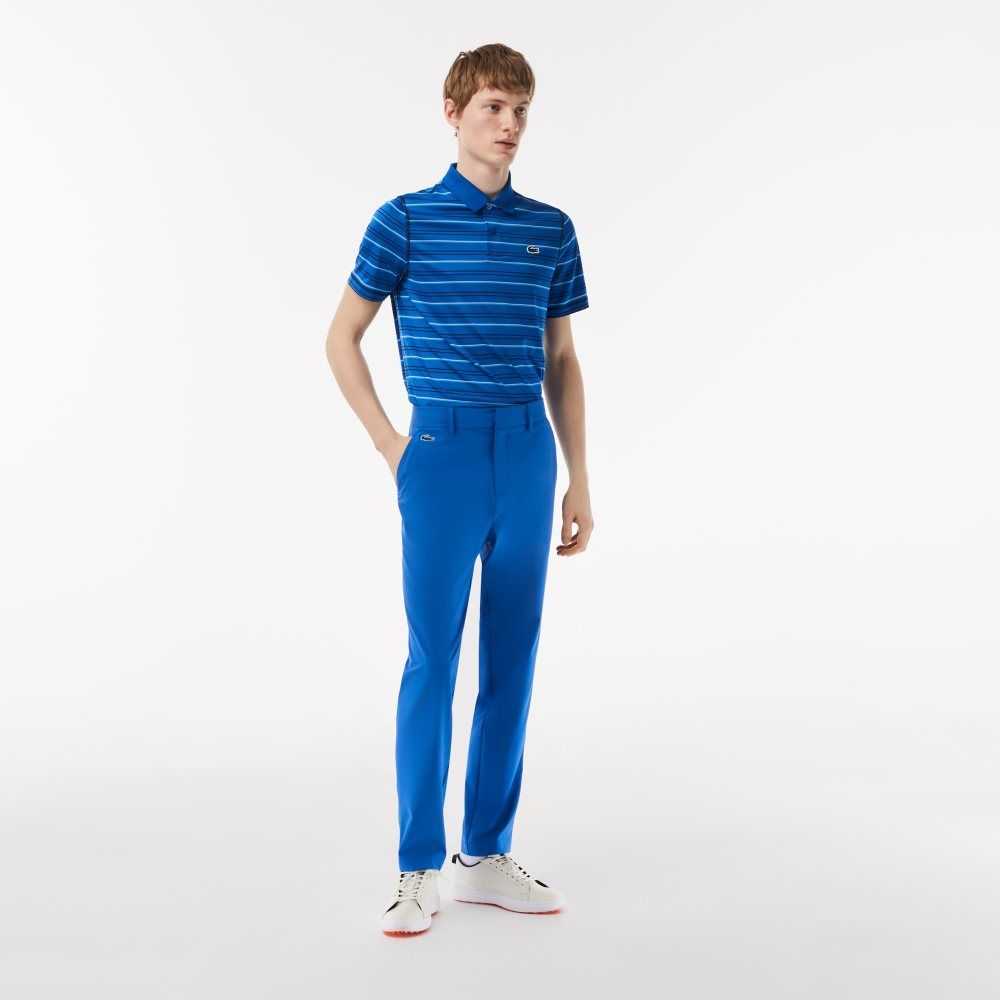 Lacoste SPORT Stretch Golf Chinos Blå | 8490-NWGQK