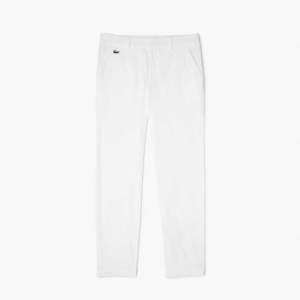 Lacoste SPORT Stretch Golf Chinos Hvite | 8901-FNITV