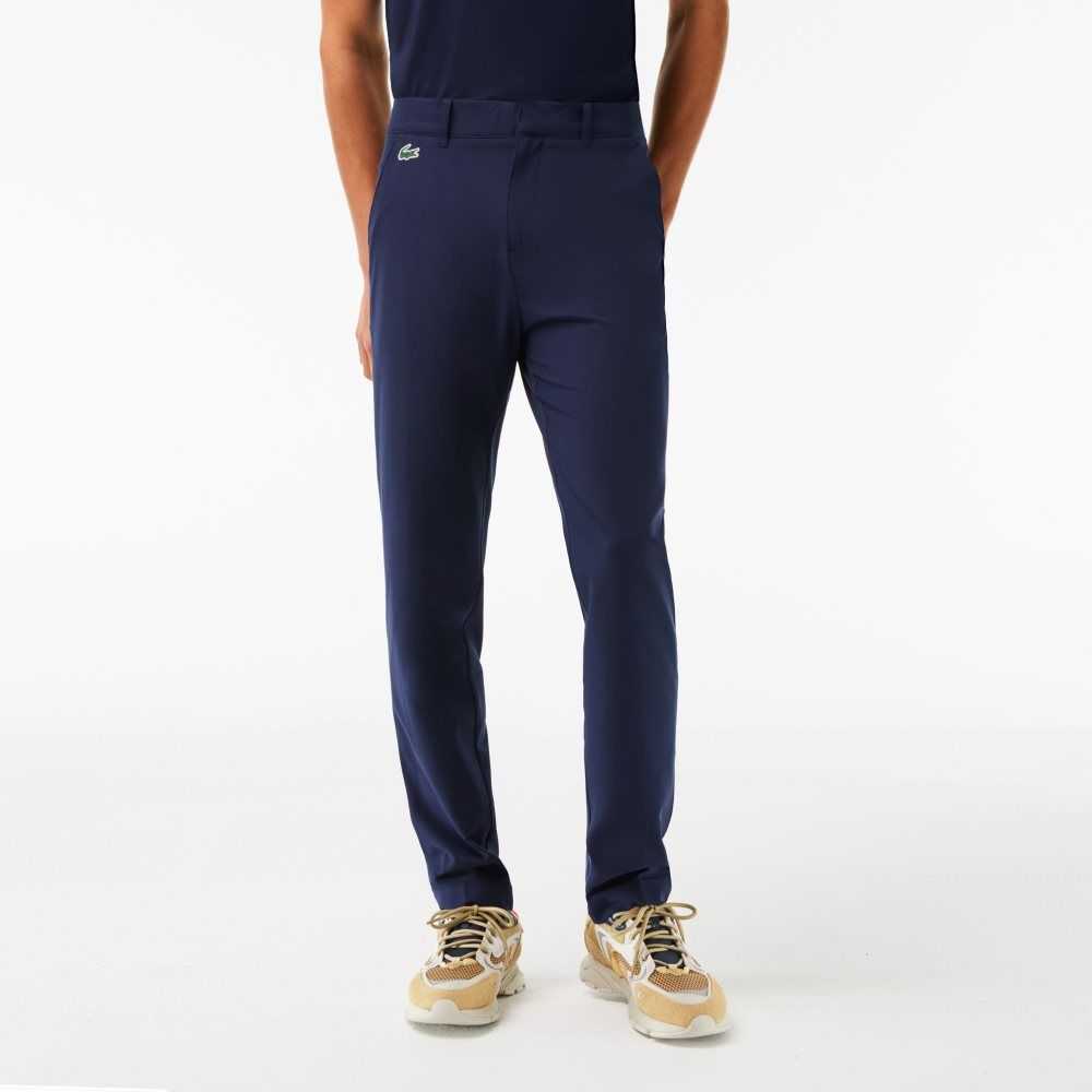 Lacoste SPORT Stretch Golf Chinos Marineblå Blå | 2304-YBECP