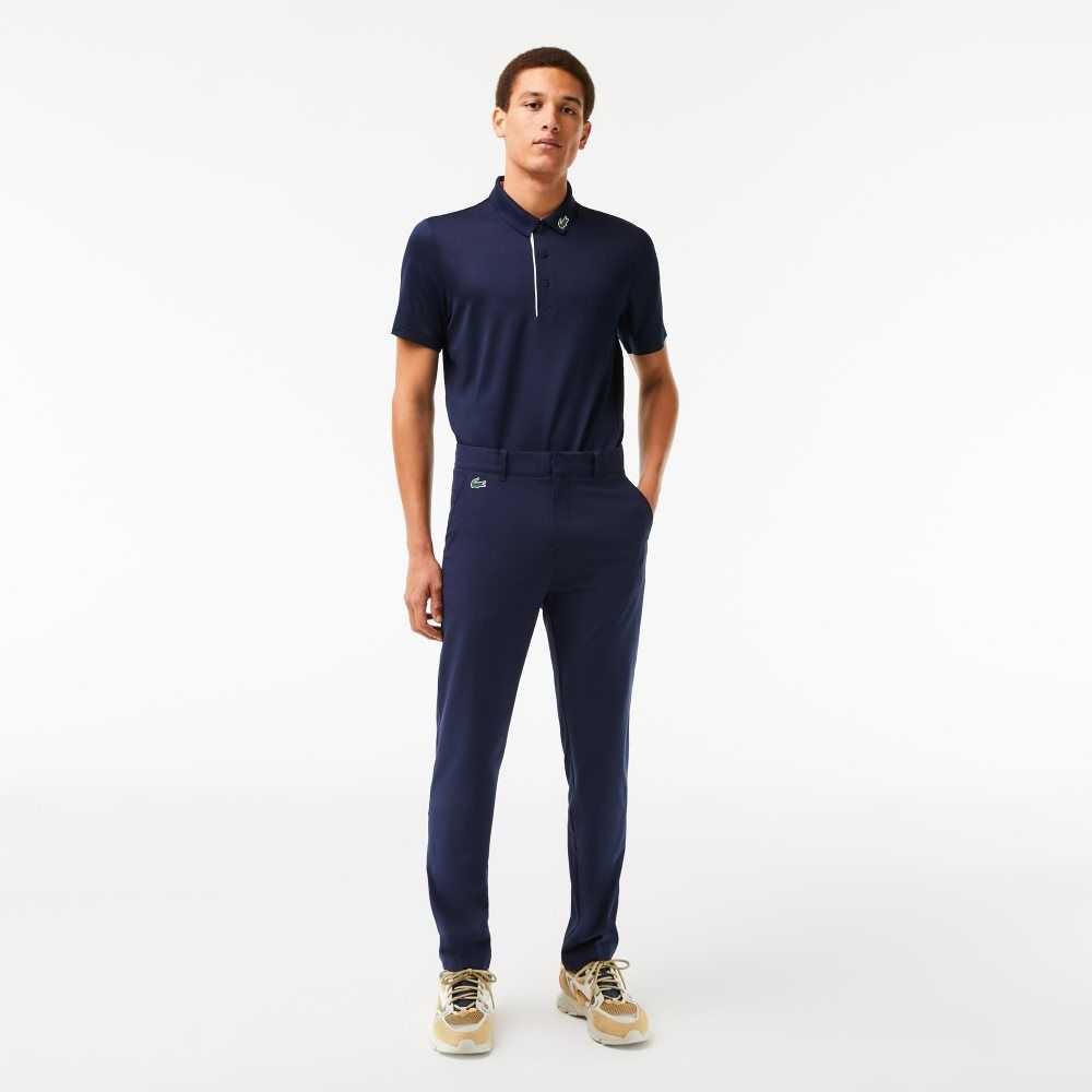 Lacoste SPORT Stretch Golf Chinos Marineblå Blå | 2304-YBECP