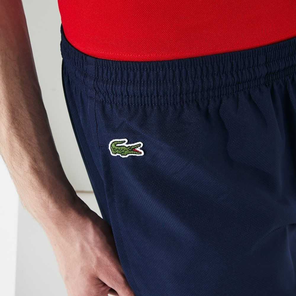 Lacoste SPORT Tennis Diamond Weave Taffeta Marineblå Blå | 0917-VLXPI