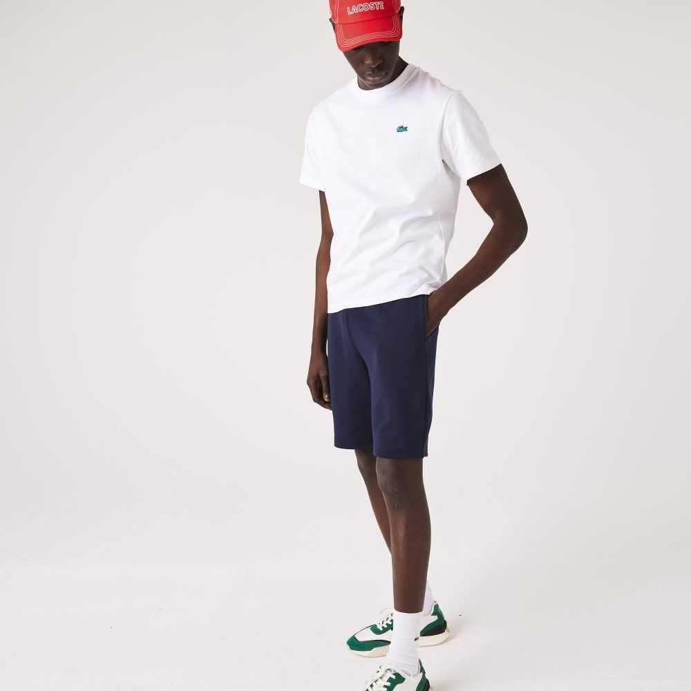 Lacoste SPORT Tennis Fleece Marineblå Blå | 7512-XGTBJ