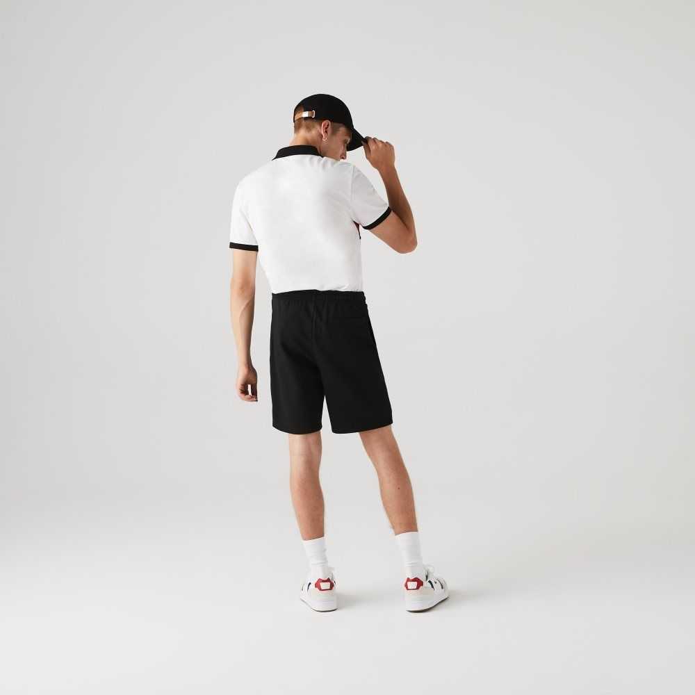 Lacoste SPORT Tennis Fleece Svarte | 9275-AKPQI