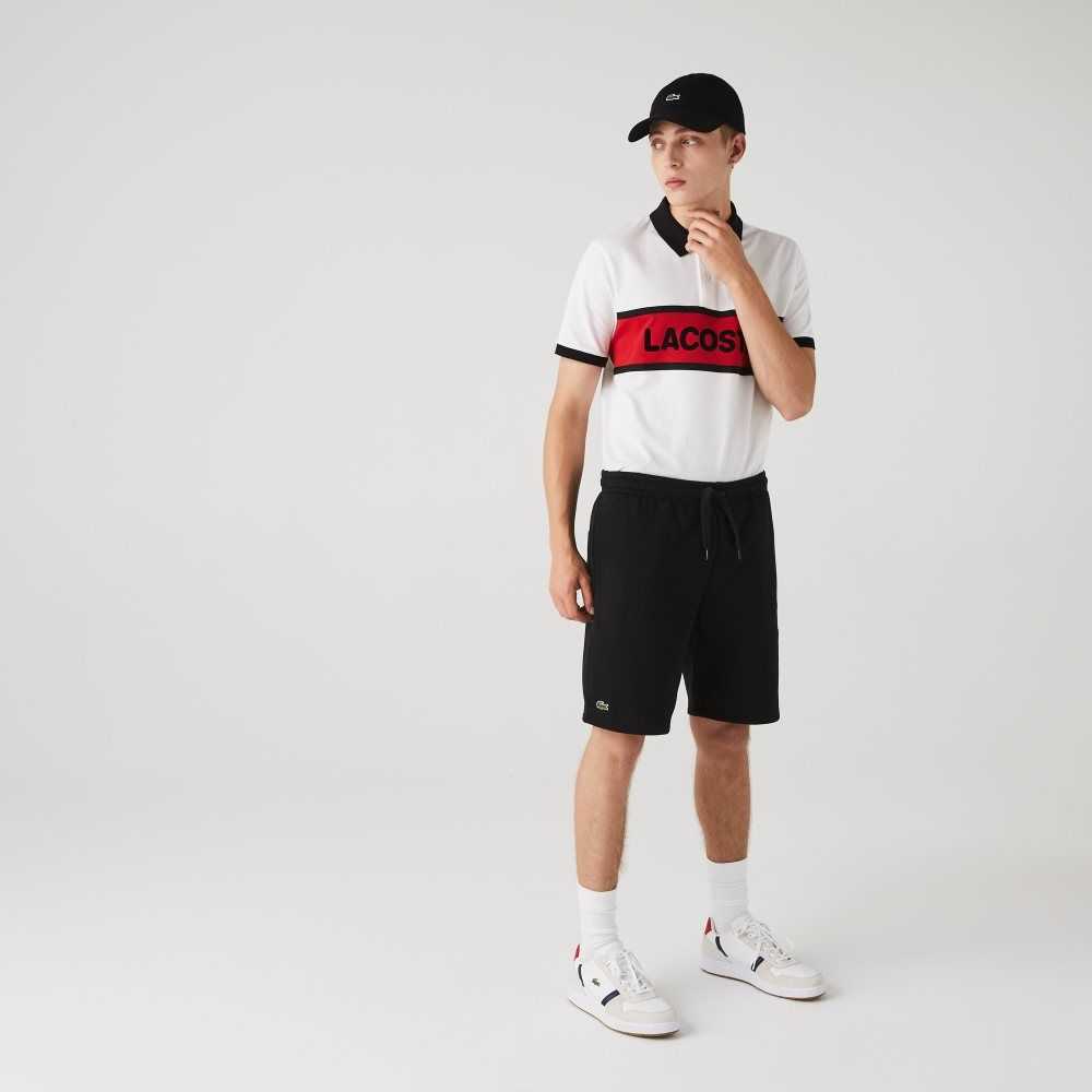 Lacoste SPORT Tennis Fleece Svarte | 9275-AKPQI