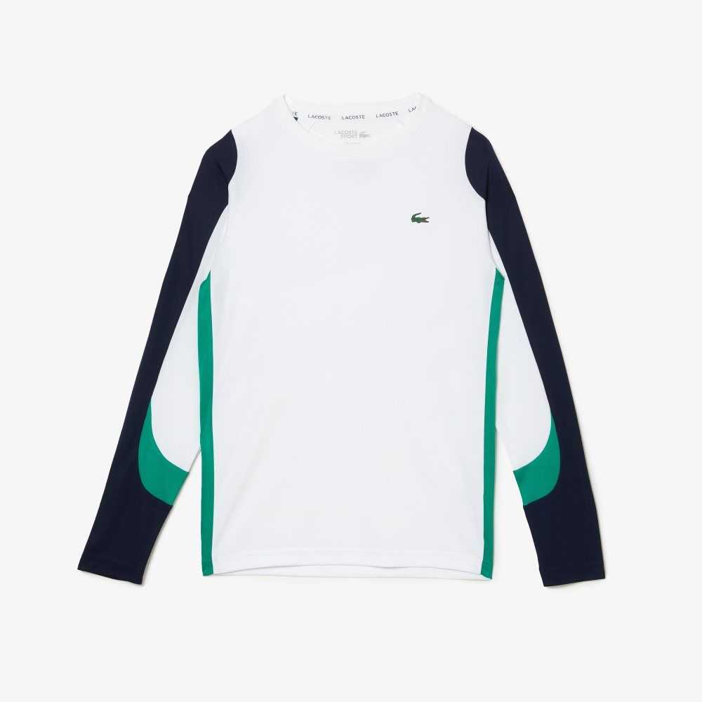 Lacoste SPORT Tennis Hvite Marineblå Blå Grønn Marineblå Blå | 8461-BZJUD