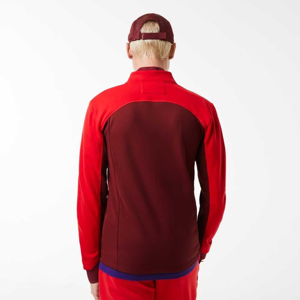 Lacoste SPORT Thermal Golf Jacket Burgunder Rød | 8427-BPJCZ