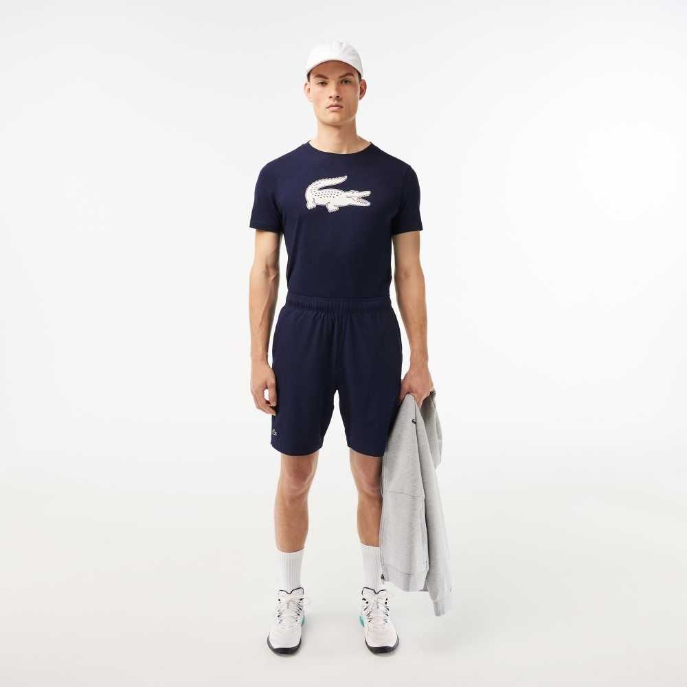 Lacoste SPORT Ultra-Light Marineblå Blå Hvite | 4780-HDJRQ