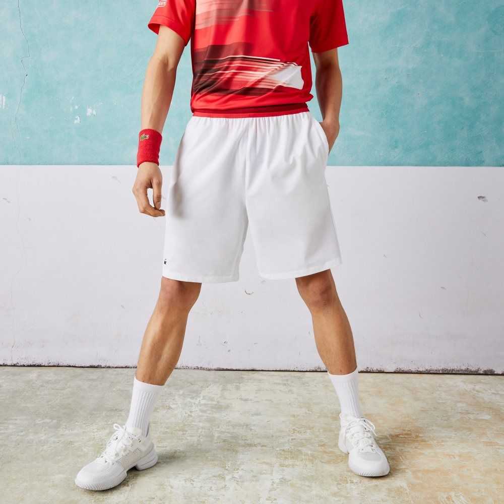 Lacoste SPORT x Novak Djokovic Light Stretch Hvite | 6791-XIYVO