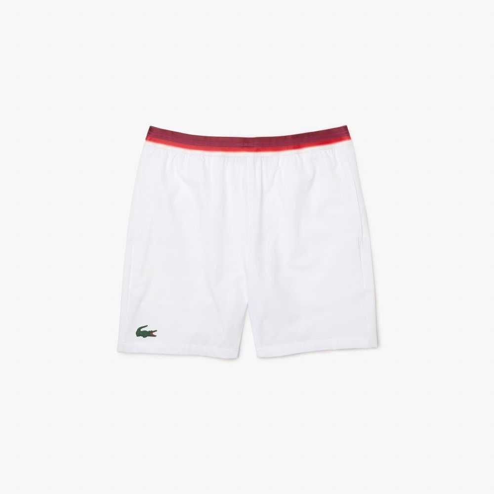 Lacoste SPORT x Novak Djokovic Light Stretch Hvite | 6791-XIYVO