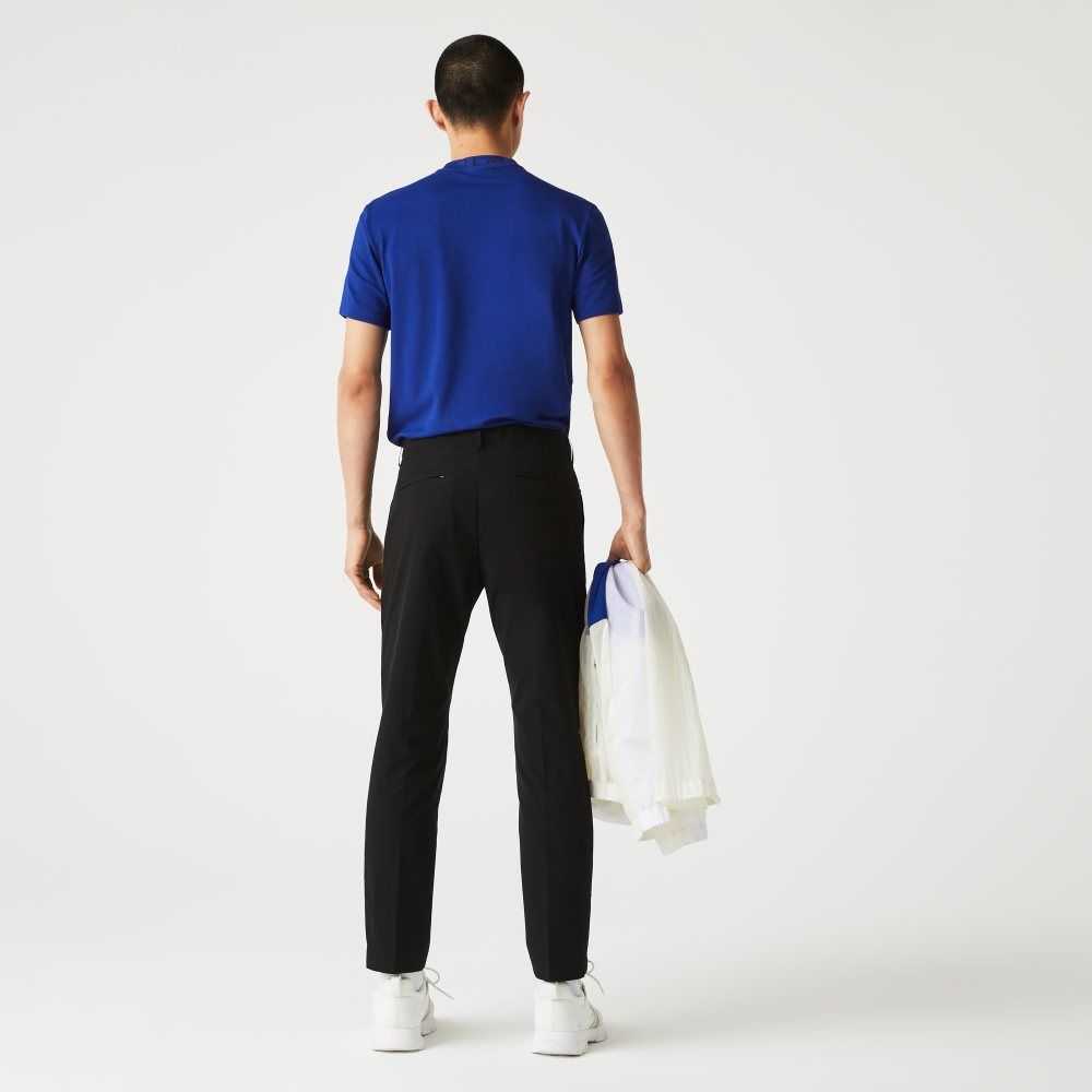 Lacoste Slim Fit Light Vann-Resistant Chinos Svarte | 2097-UNBXR