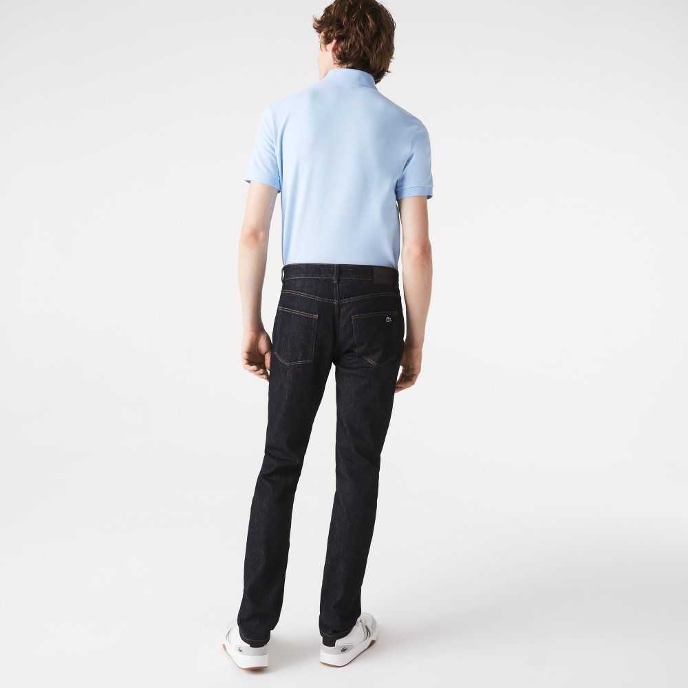 Lacoste Slim Fit Stretch Bomull Denim Blå | 0513-QAIEF