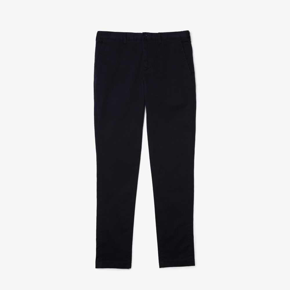 Lacoste Slim Fit Stretch Bomull Marineblå Blå | 4695-INRAH