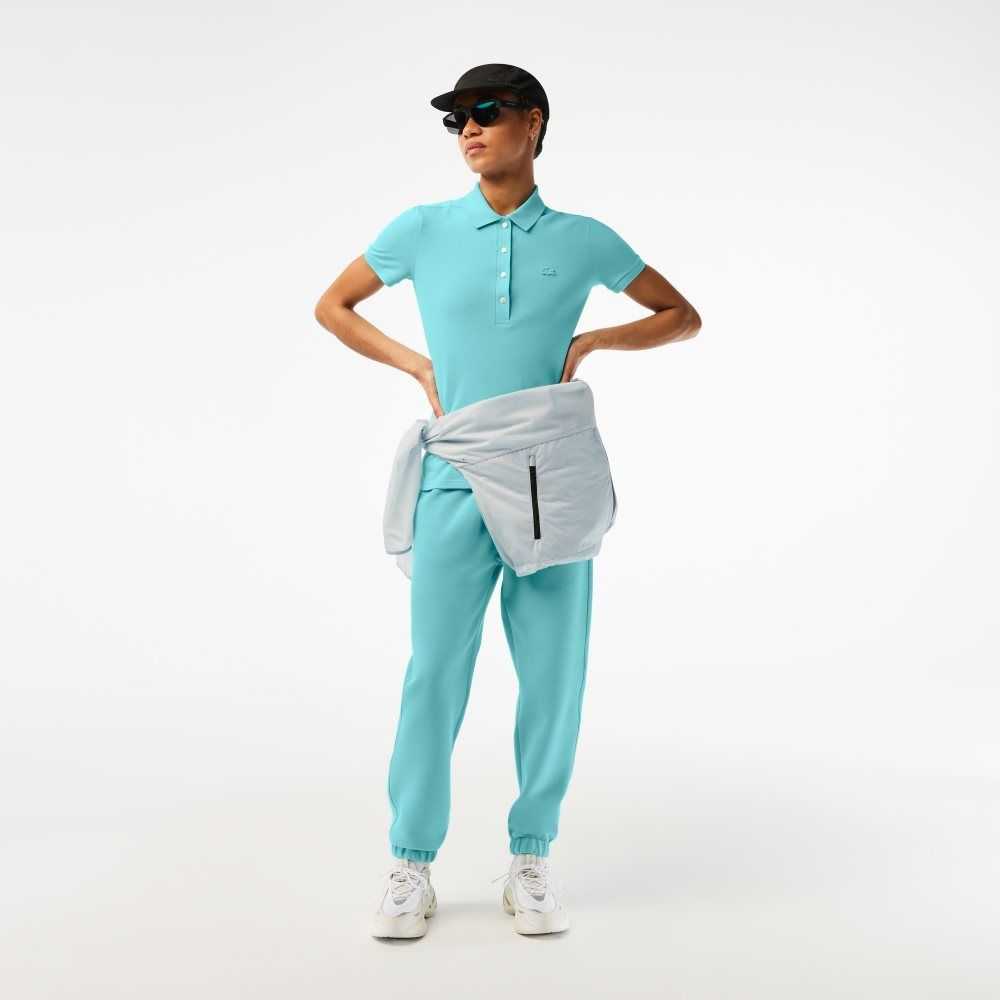 Lacoste Slim Fit Stretch Bomull Pique Mint | 8240-LHUEQ