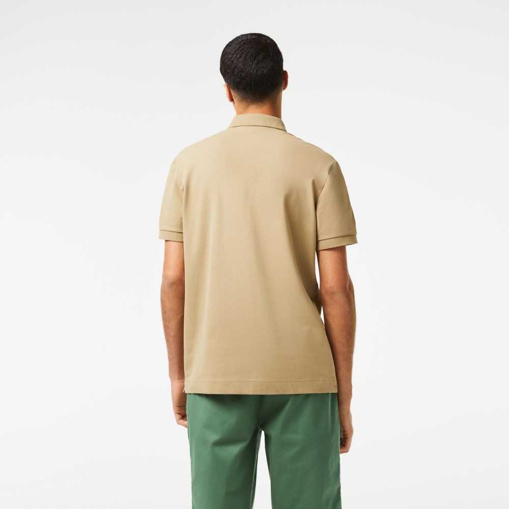 Lacoste Smart Paris Stretch Bomull Beige | 0849-UXYSM