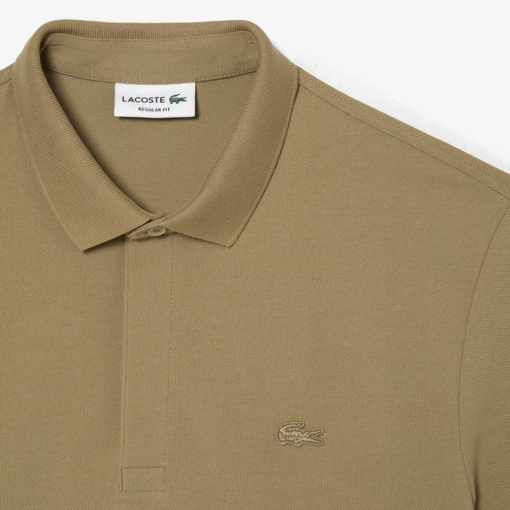 Lacoste Smart Paris Stretch Bomull Beige | 0849-UXYSM