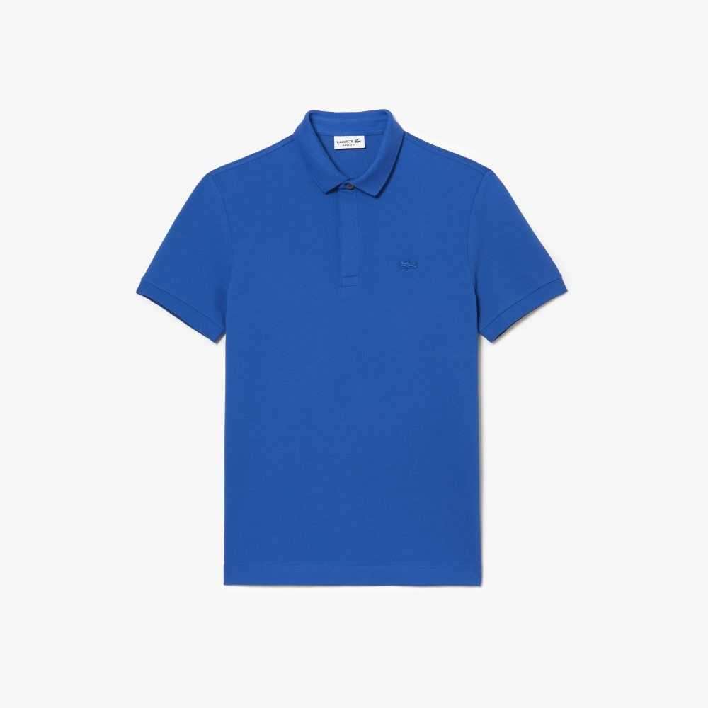 Lacoste Smart Paris Stretch Bomull Blå | 5326-KTJEU