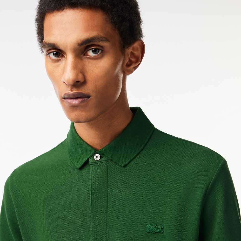 Lacoste Smart Paris Stretch Bomull Grønn | 8396-WZIUD