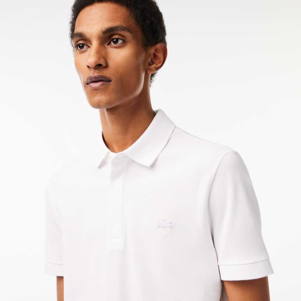 Lacoste Smart Paris Stretch Bomull Hvite | 8615-AHMRJ