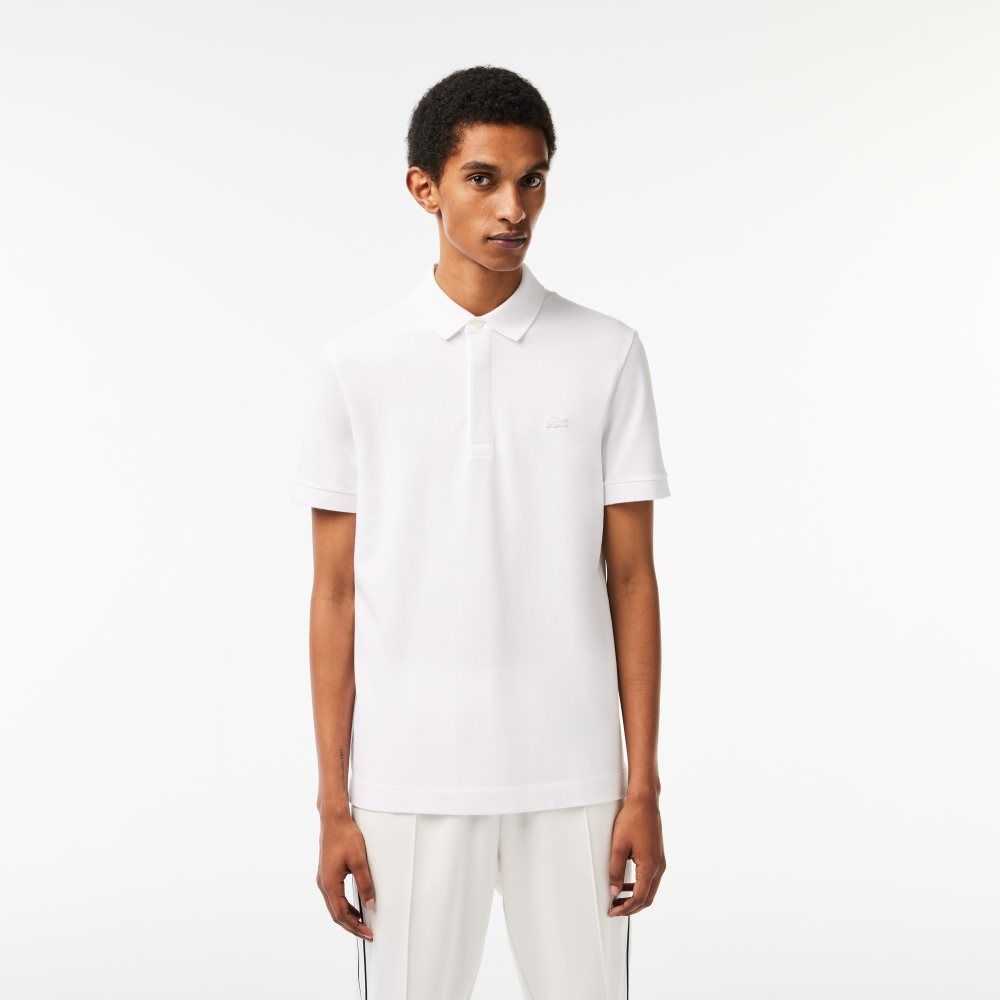 Lacoste Smart Paris Stretch Bomull Hvite | 8615-AHMRJ