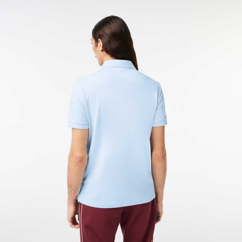 Lacoste Smart Paris Stretch Bomull Lyse Blå | 2563-DPQMS