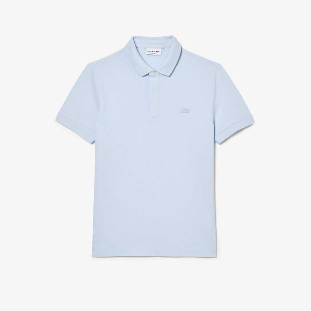 Lacoste Smart Paris Stretch Bomull Lyse Blå | 2563-DPQMS