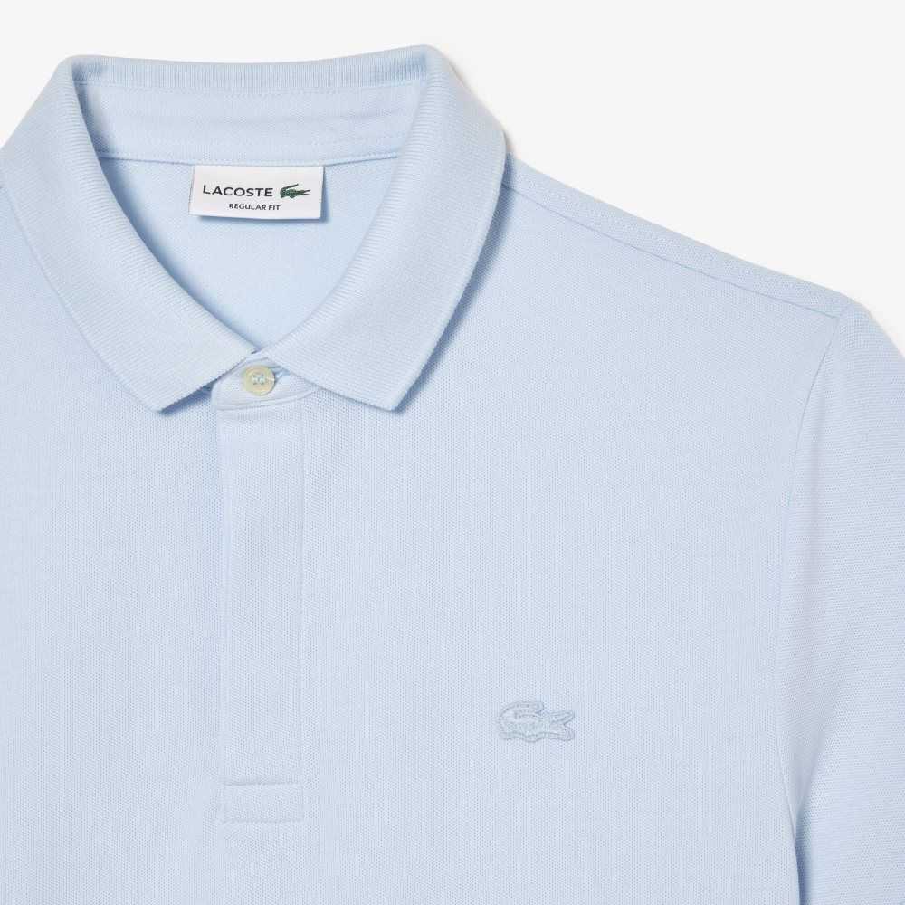 Lacoste Smart Paris Stretch Bomull Lyse Blå | 2563-DPQMS