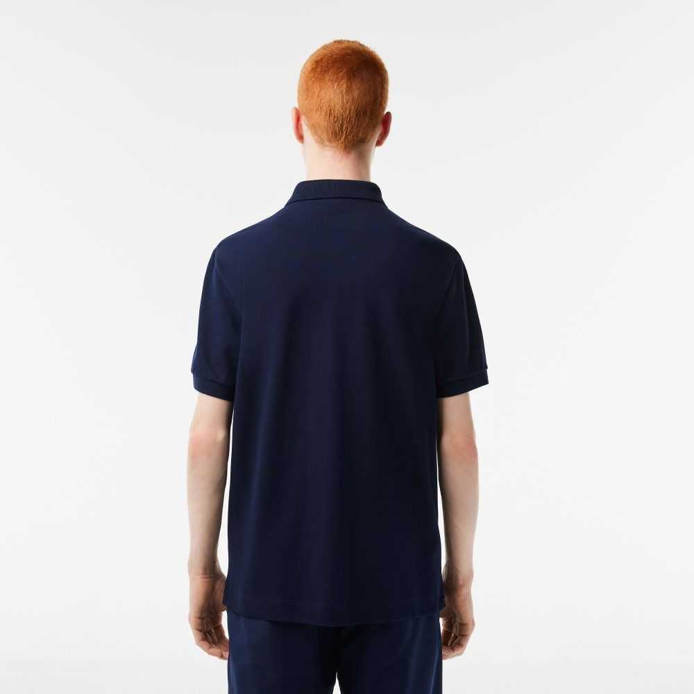 Lacoste Smart Paris Stretch Bomull Marineblå Blå | 4892-FNSUY