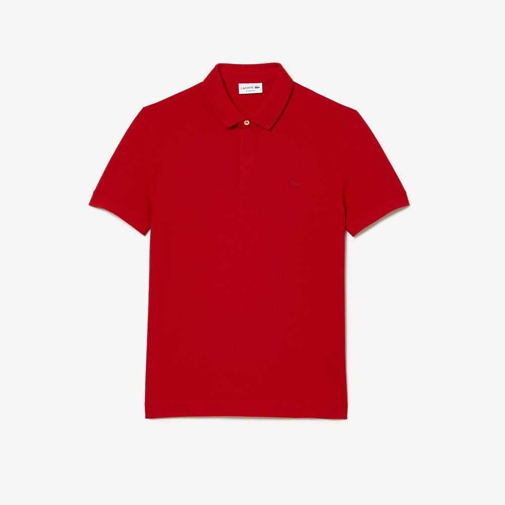 Lacoste Smart Paris Stretch Bomull Rød | 0748-YVAOI