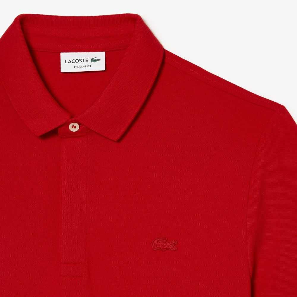 Lacoste Smart Paris Stretch Bomull Rød | 0748-YVAOI