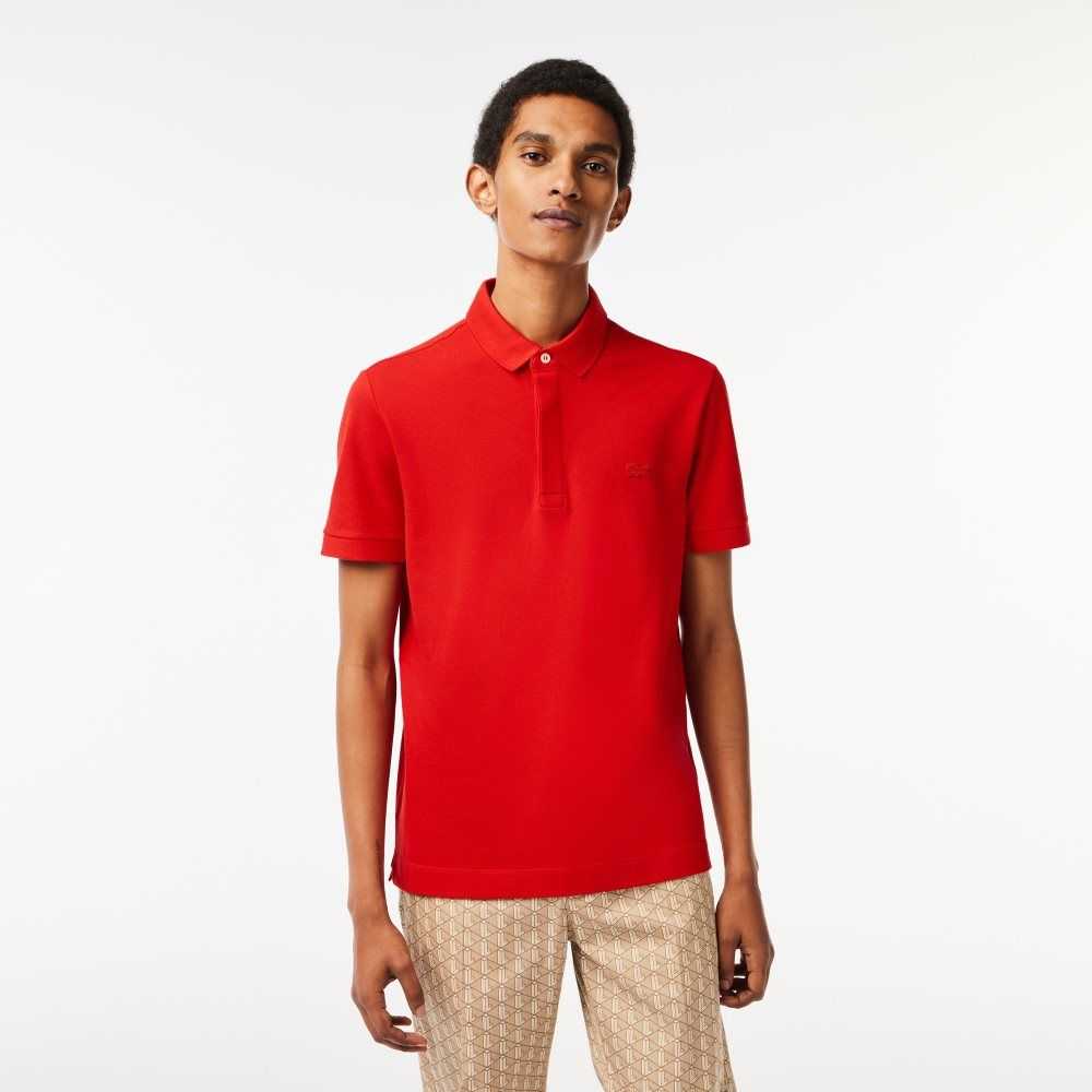 Lacoste Smart Paris Stretch Bomull Rød | 0748-YVAOI