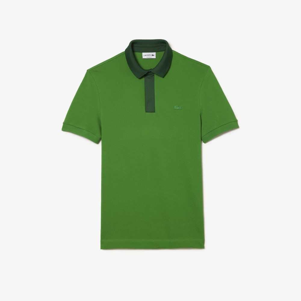 Lacoste Smart Paris with cotton Petit Pique Grønn | 3719-RHBFO