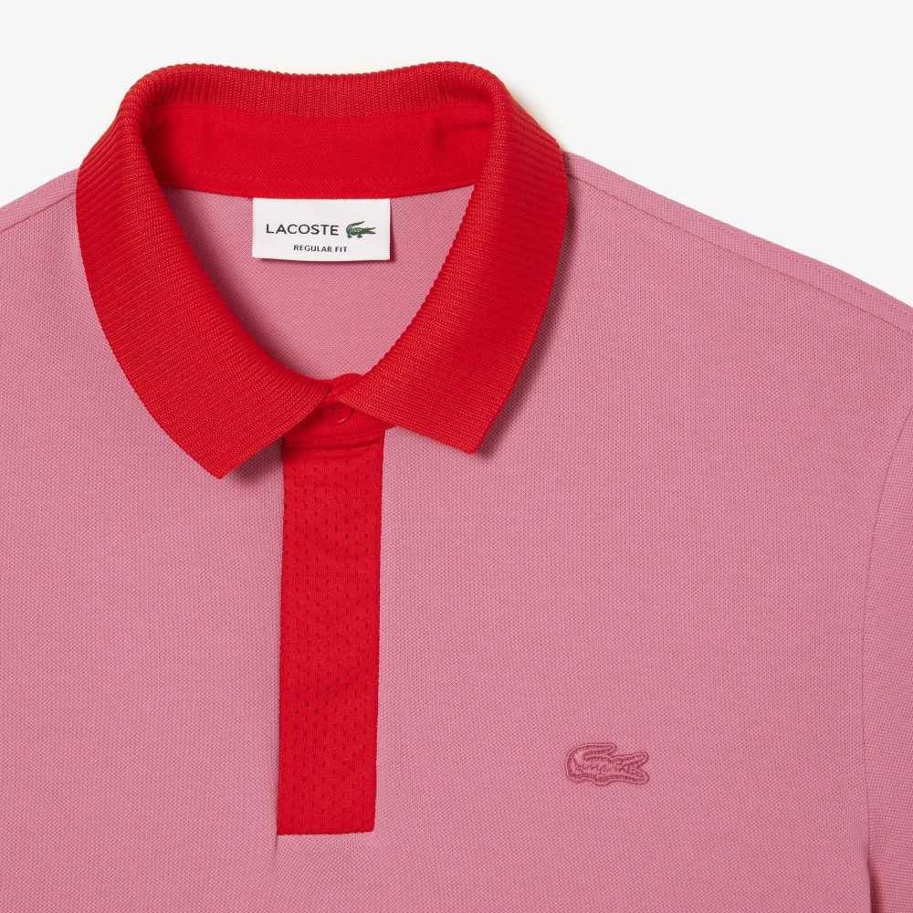 Lacoste Smart Paris with cotton Petit Pique Rosa Rød | 4058-PDNVK