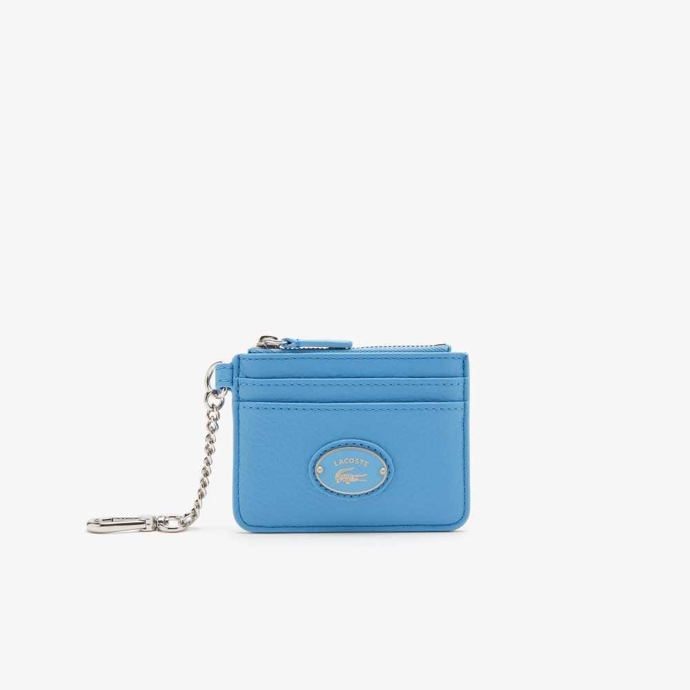 Lacoste Snap Hook Grained Lær Card Holder Multicolor | 6193-QUKOG