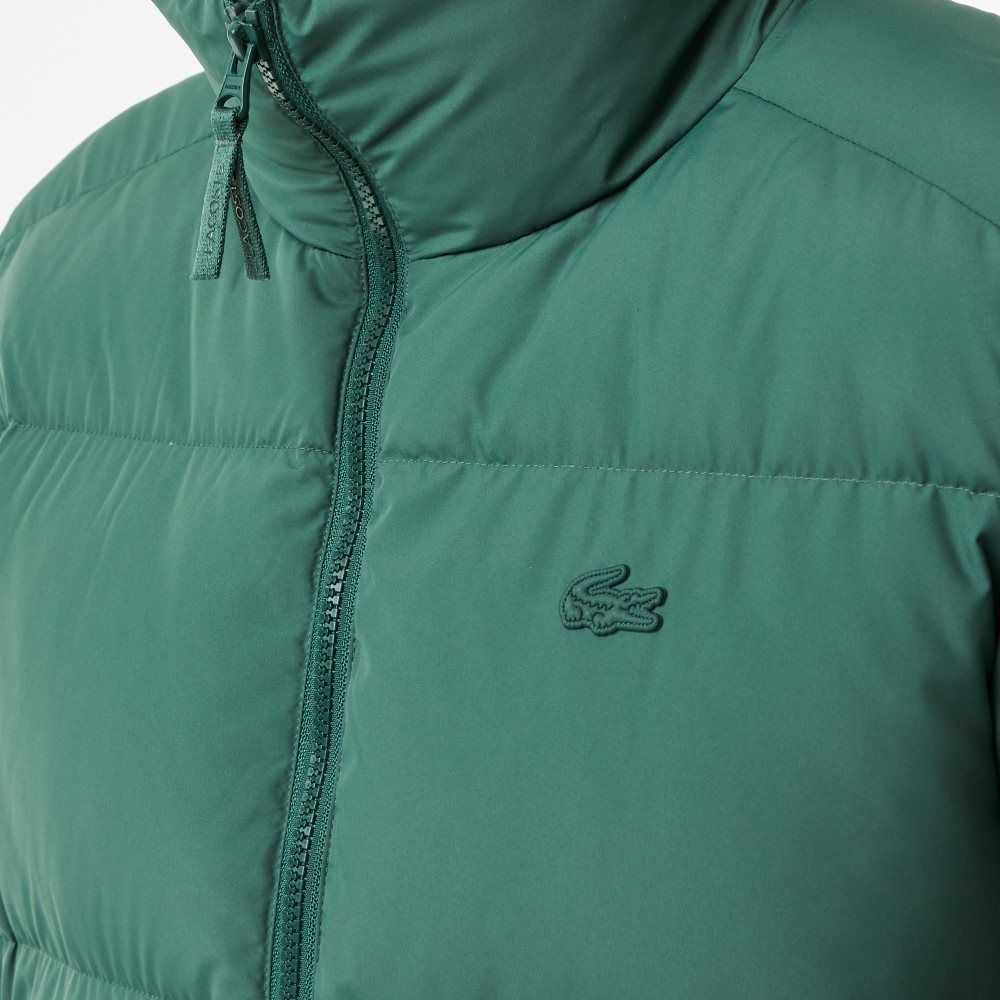 Lacoste Stowable Hood Polstret Grønn | 5963-WPQRH