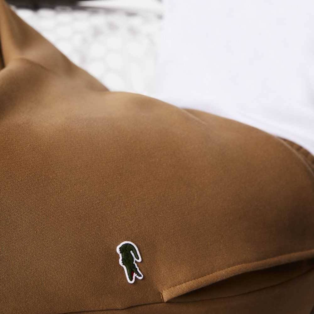 Lacoste Tapered Fit Fleece Brune | 2134-OKAMV