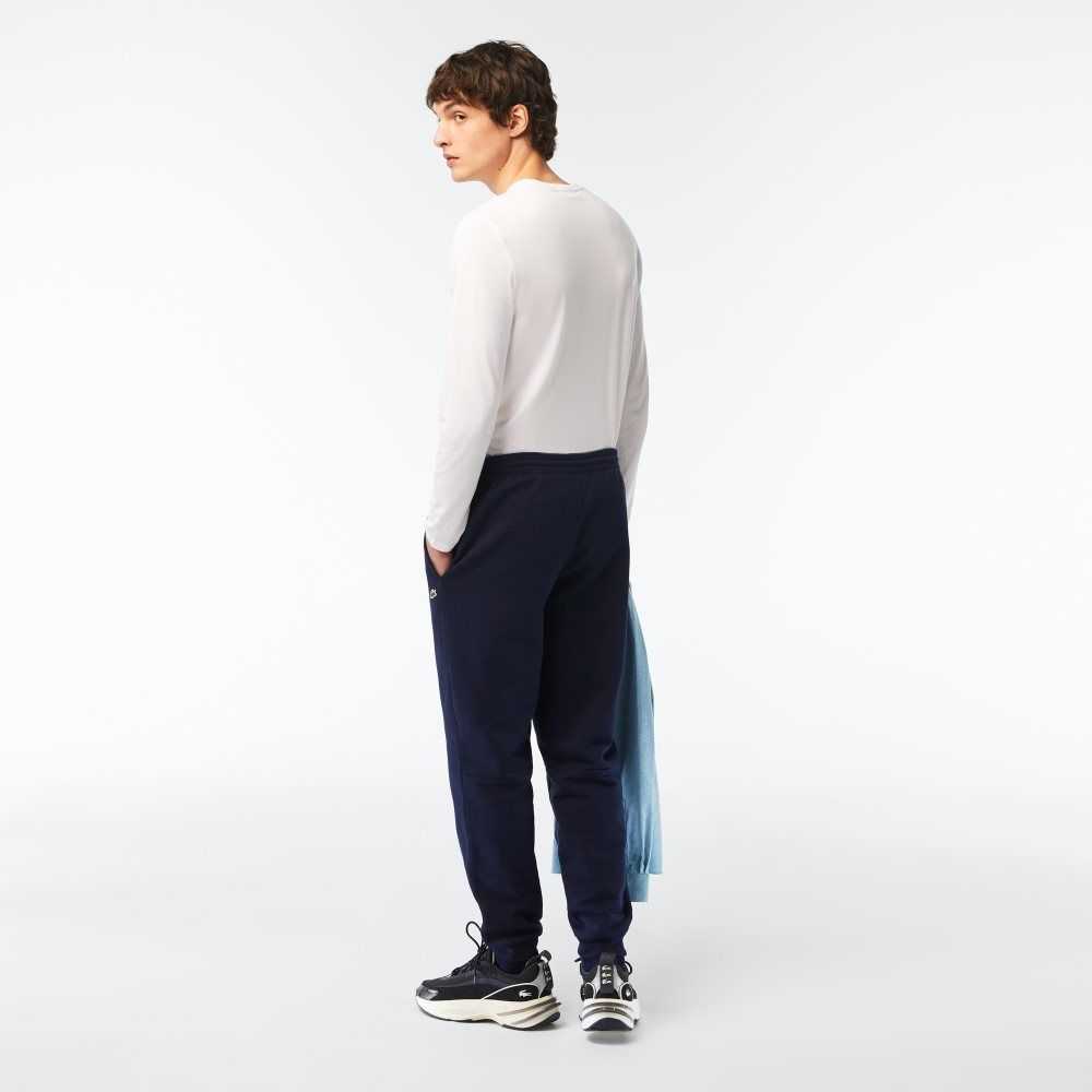 Lacoste Tapered Fit Fleece Marineblå Blå | 6308-RTLVK