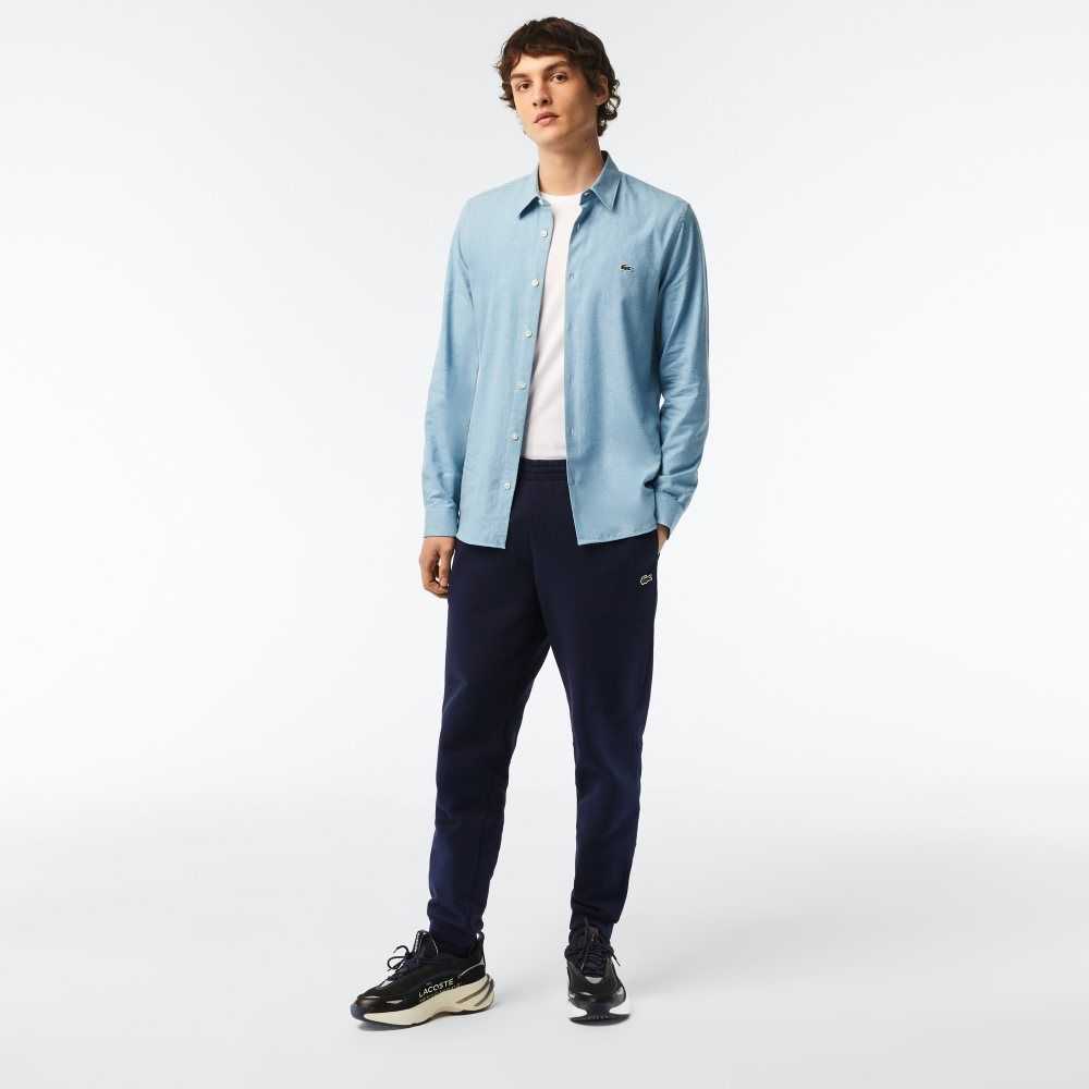 Lacoste Tapered Fit Fleece Marineblå Blå | 6308-RTLVK