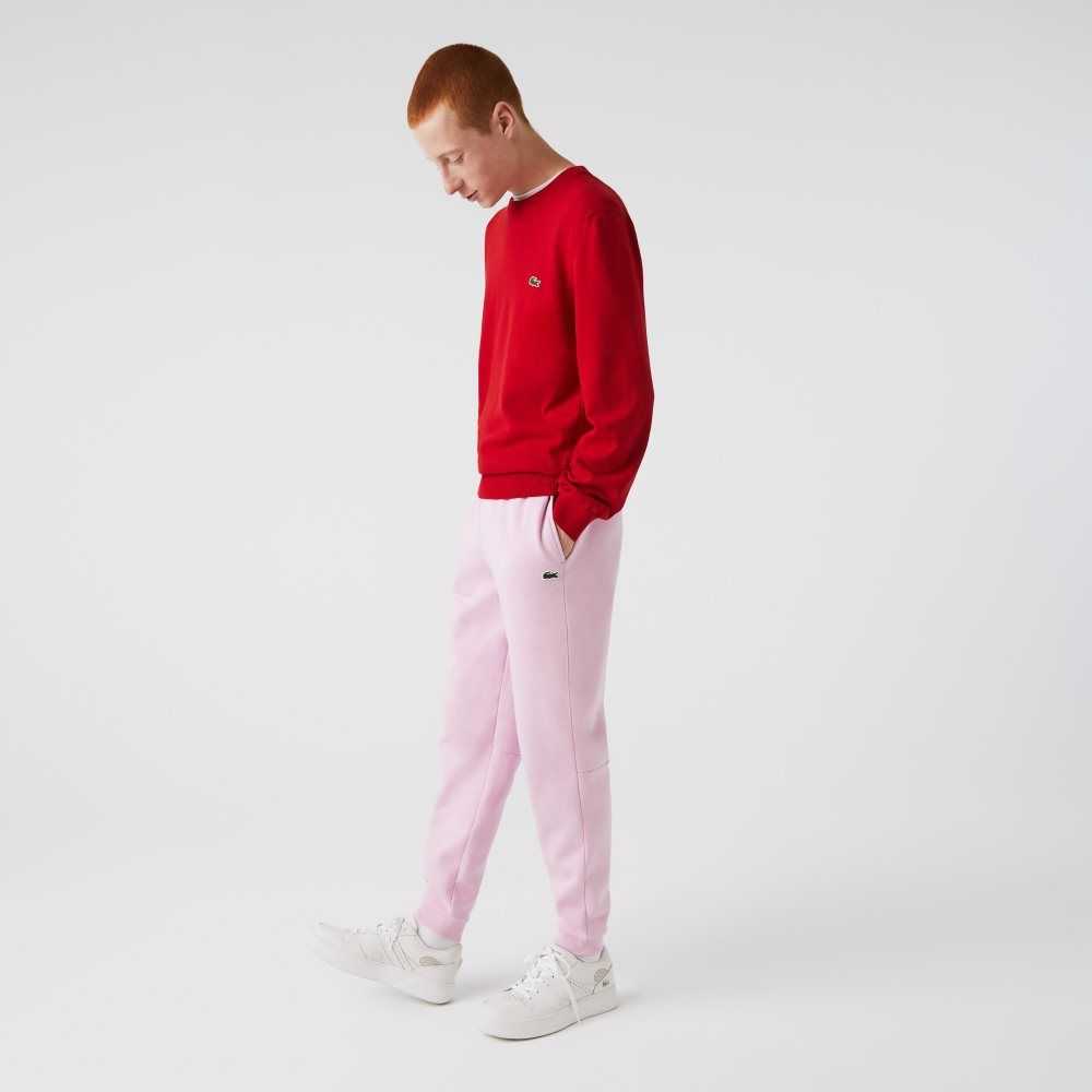 Lacoste Tapered Fit Fleece Rosa | 8971-TULKC