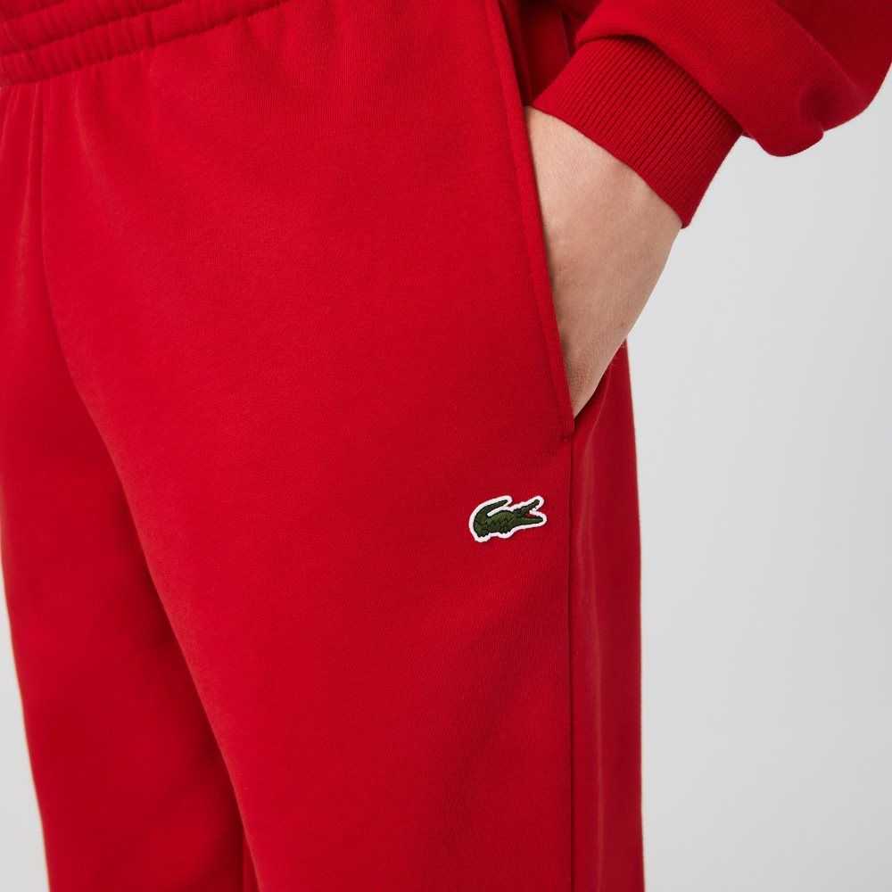 Lacoste Tapered Fit Fleece Rød | 9276-KBOQL