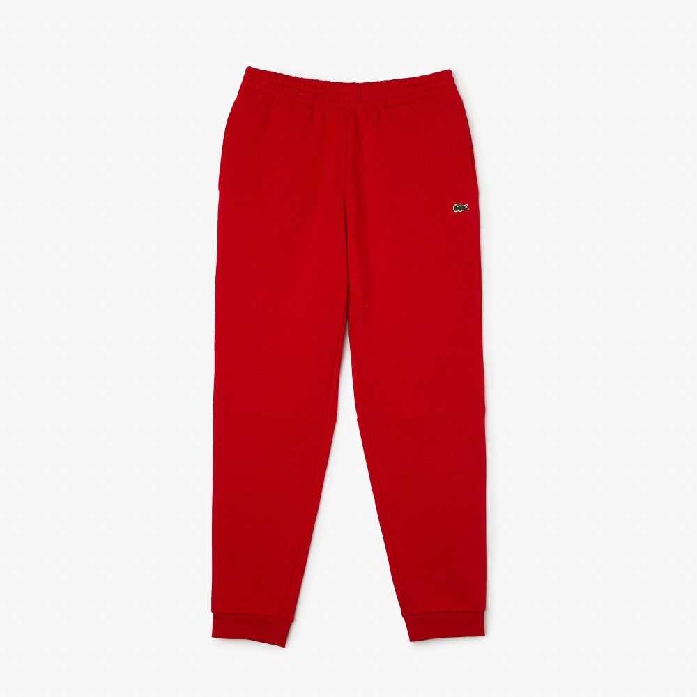 Lacoste Tapered Fit Fleece Rød | 9276-KBOQL