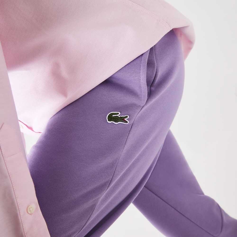 Lacoste Tapered Fit Fleece Trackpants Lilla | 0937-SLEVK