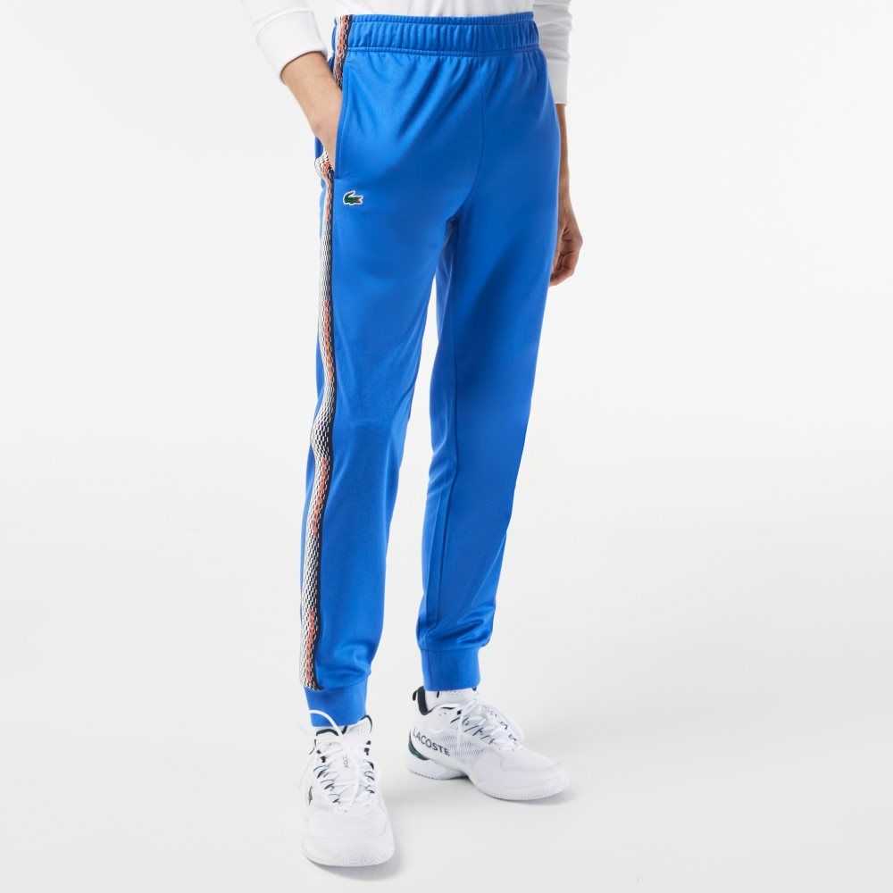 Lacoste Tennis Abrasion-Resistant Track Pants Blå | 6418-VTFNL