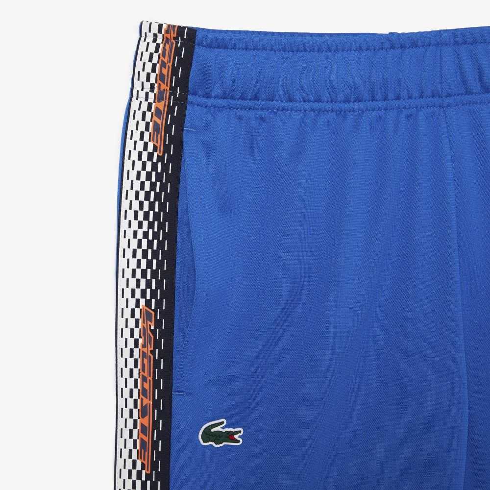 Lacoste Tennis Abrasion-Resistant Track Pants Blå | 6418-VTFNL