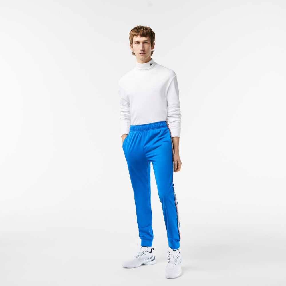 Lacoste Tennis Abrasion-Resistant Track Pants Blå | 6418-VTFNL