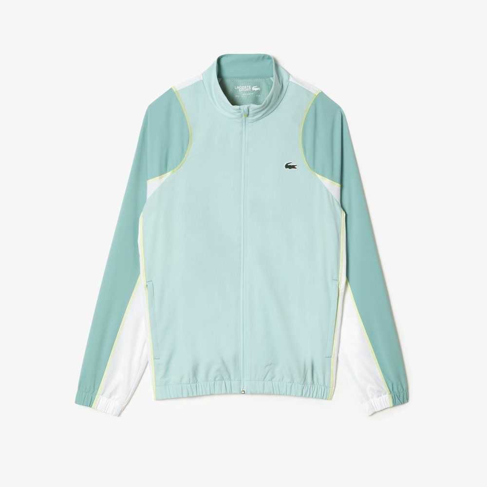 Lacoste Tennis High-Neck Jogger Set Lyse Grønn Grønn Hvite Gul | 9610-MUNAV