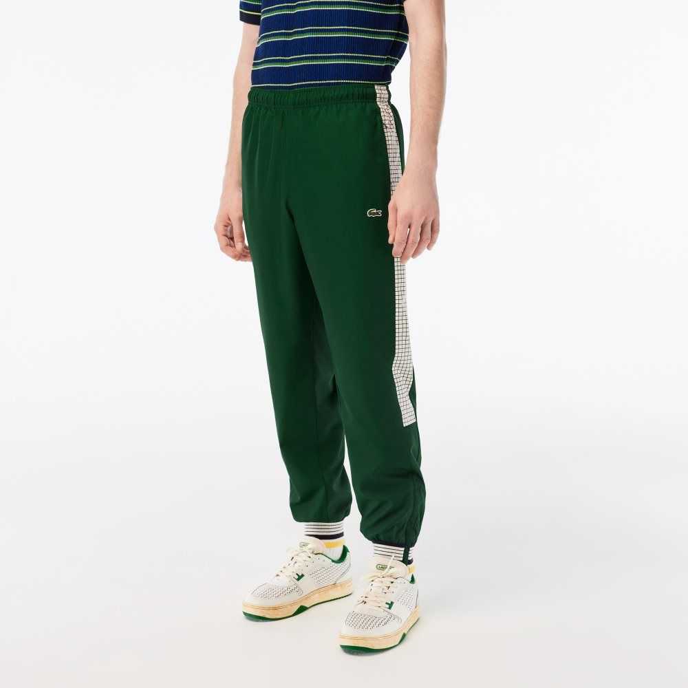 Lacoste Tennis Print Track Pants Grønn Hvite | 3419-JALDG