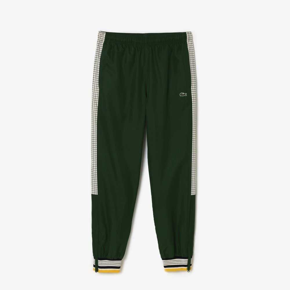 Lacoste Tennis Print Track Pants Grønn Hvite | 3419-JALDG