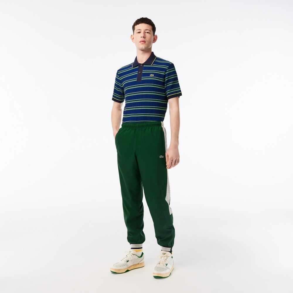 Lacoste Tennis Print Track Pants Grønn Hvite | 3419-JALDG