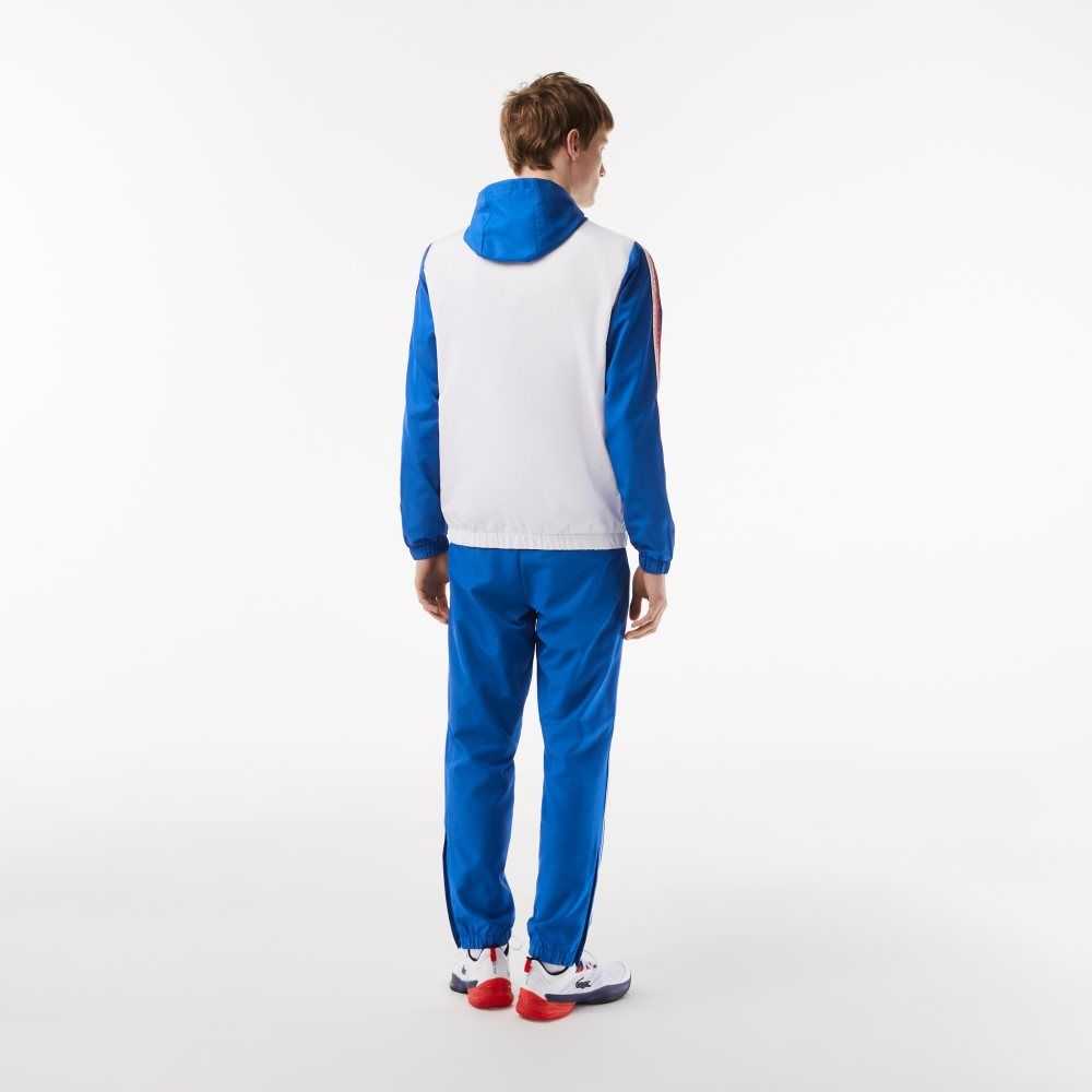 Lacoste Tennis Regular Fit Jogger Set Hvite Blå Hvite | 3148-JONGY